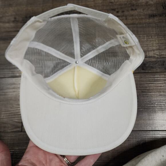 Maui white and gold cap snapback hat souvenir Hawaiian cb - Picture 6 of 7